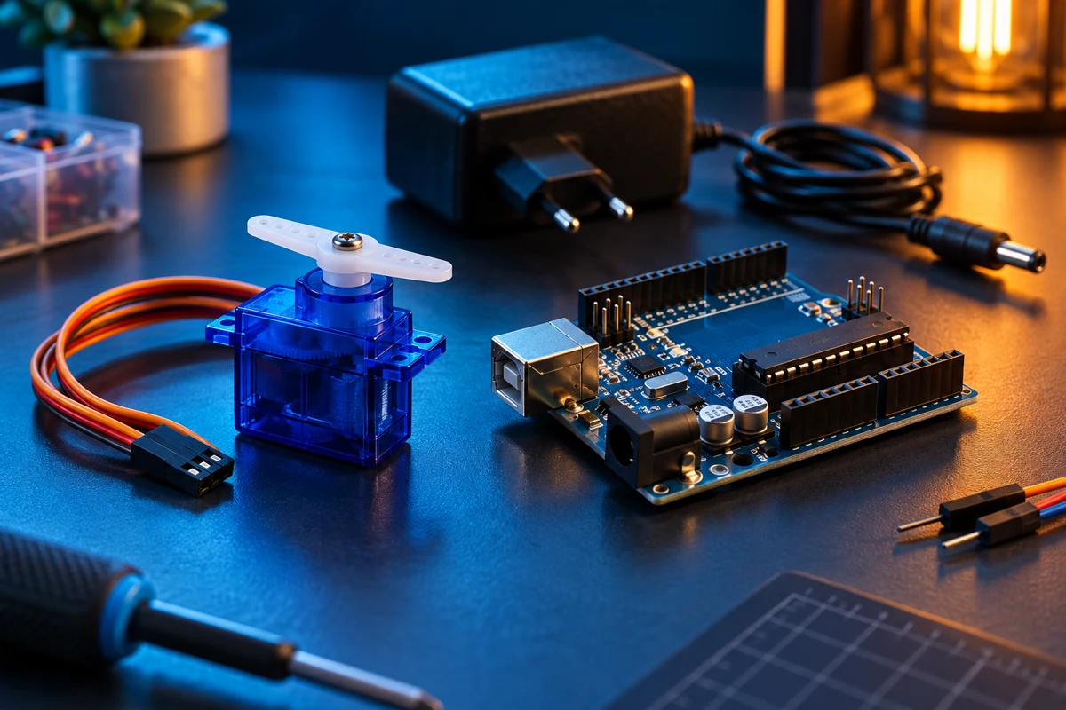 Touch-Controlled Servo Positions
